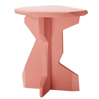 Tabouret Fels, Frêne soft pink