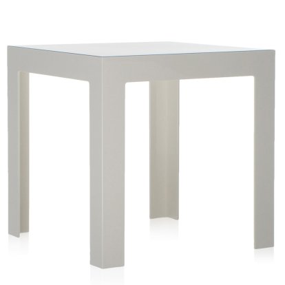 Table d'appoint Jolly, Blanc opaque