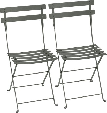 Chaise pliante Bistro - lot de 2, Romarin