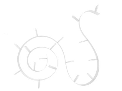 Étagère Bookworm, 17, Opaque, Blanc brillant