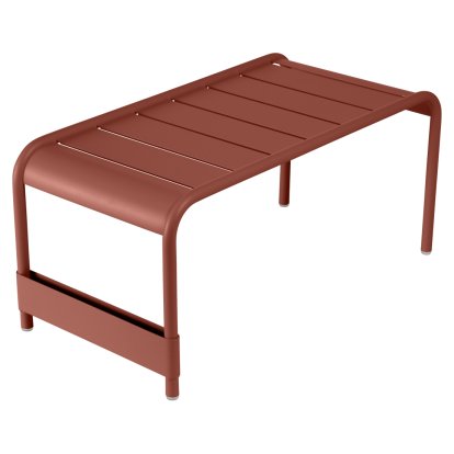 Banc / Grande table basse Luxembourg , Ocre rouge