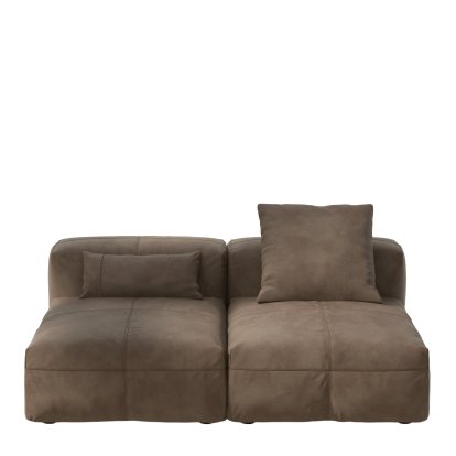 Vetsak Sofa Set 1, M, Cuir - Cacao, Avec coussin