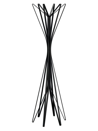 Portemanteau Aster, Noir, 6 crochets