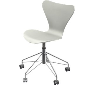 Série 7 chaise de bureau pivotante 3117, Laqué, Nine grey
