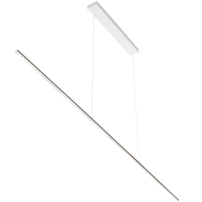 Suspension LUM, 195 cm, Chromé