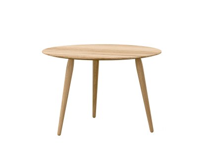 Table PLAYround Bois, Chêne huilé  , ø 60 cm, Chêne huilé  , 38 cm