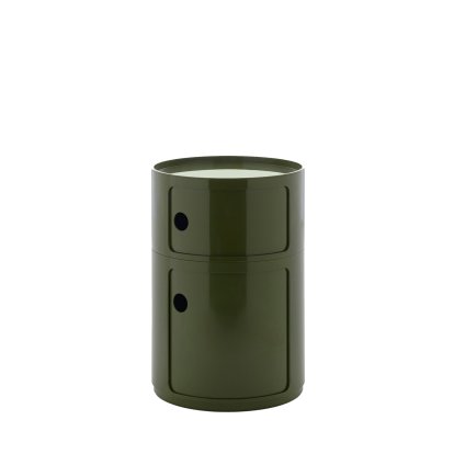 Componibili Big conteneur, 2 tiroirs, Vert