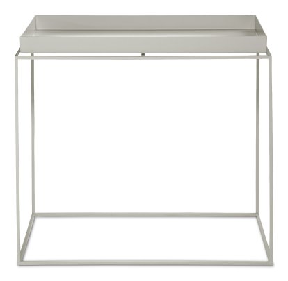 Table avec plateau Tray , H 50/54 x L 40 x P 60 cm, Gris foncé