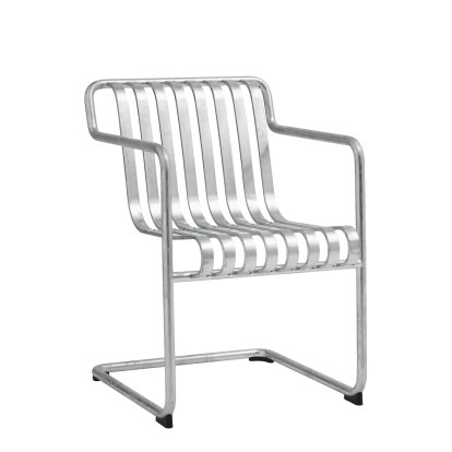 Chaise cantilever Palissade Dining, Hot galvanized