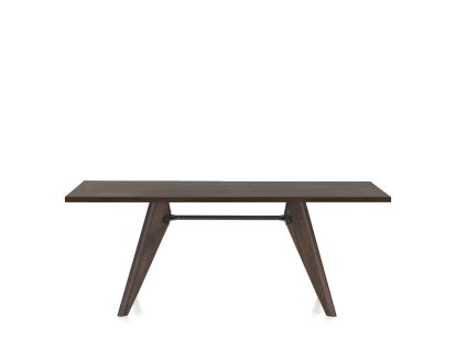 Table Solvay, 180 x 90 cm, Noyer américain massif huilé