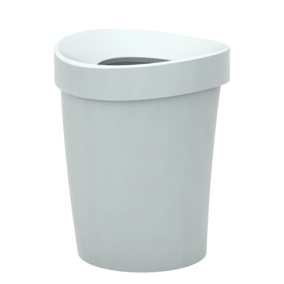 Happy Bin, L (H 37,5 x Ø 30 cm), Gris ciel