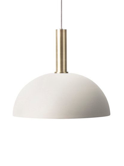 Collect Lighting, Haut, Laiton, Dome, Light grey
