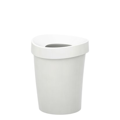 Happy Bin, S (H 29,5 x Ø 23,5 cm), Blanc