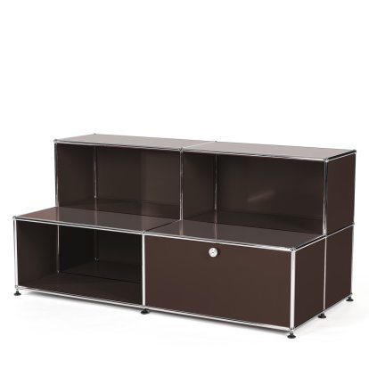 Buffet USM Haller pour enfants M avec marches, Marron USM