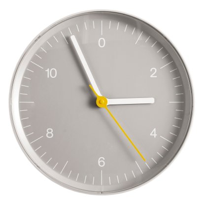 Horloge Wall Clock, Gris
