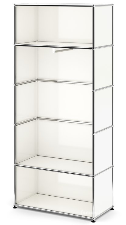 Penderie USM Haller M avec tringle Type 1, Blanc pur RAL 9010