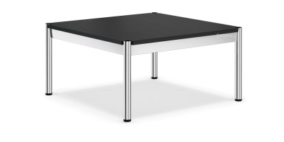 Table basse USM Haller, 75 x 75 cm, Linoleum, Nero