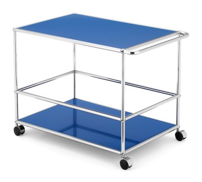 Chariot à boissons USM Haller Type 1, Bleu gentiane RAL 5010