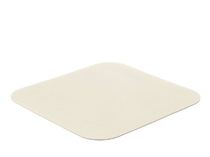 Tapis en feutre pour Componibili, 1, Carré (coins ronds), 36 x 36 cm, 001 blanc laine