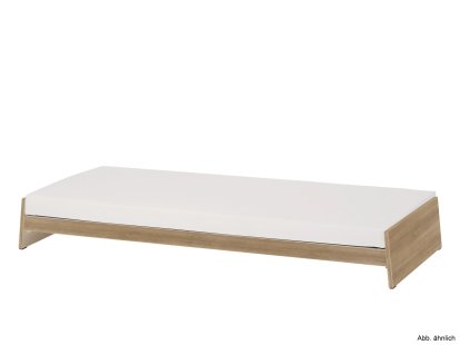 Lit Lönneberga, Chêne, Avec matelas, Sans couverture