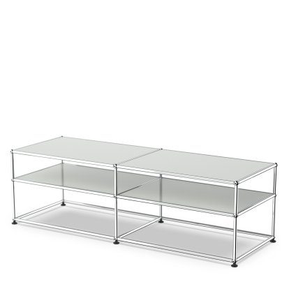 USM Haller table d'appoint type 1, Métal, Gris clair RAL 7035