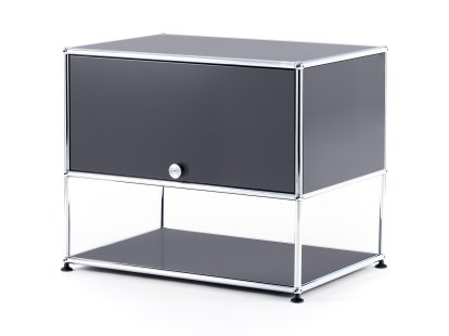 Meuble TV-Rack USM Haller, Gris moyen RAL 7005