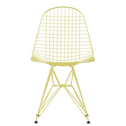 Chaise Wire Chair DKR, Revêtement thermolaqué citron