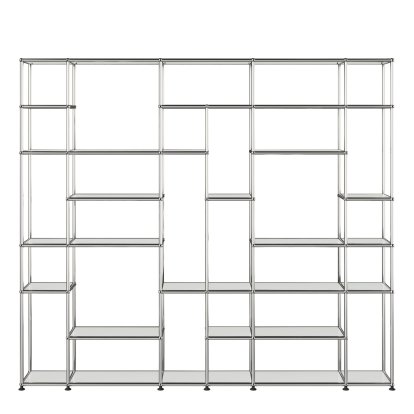 USM Haller Étagère de salon XXL, Gris clair RAL 7035