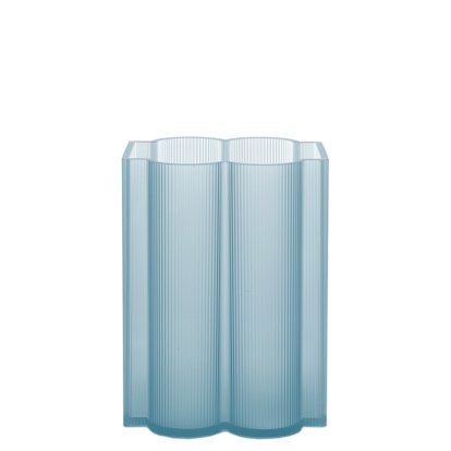 Vase Okra, 24 cm, Bleu clair