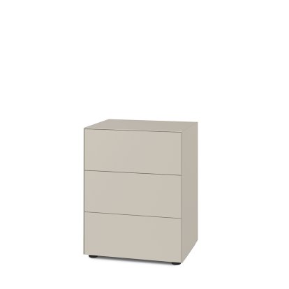 Nex Pur Box 2.0 avec tiroirs, 48 cm, H 75 cm (3 tiroirs) x B 60 cm, Silk