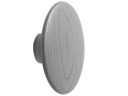 Patère The Dots, L (Ø 17 cm), Gris foncé