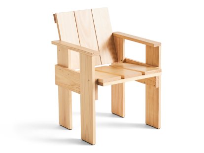 Chaise Crate Dining , Pin laqué