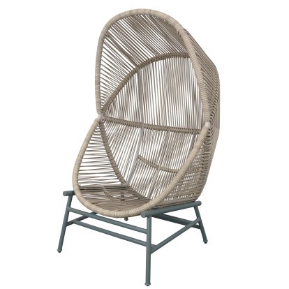 Fauteuil Hive, Weave small - Sable, Vert poussiéreux