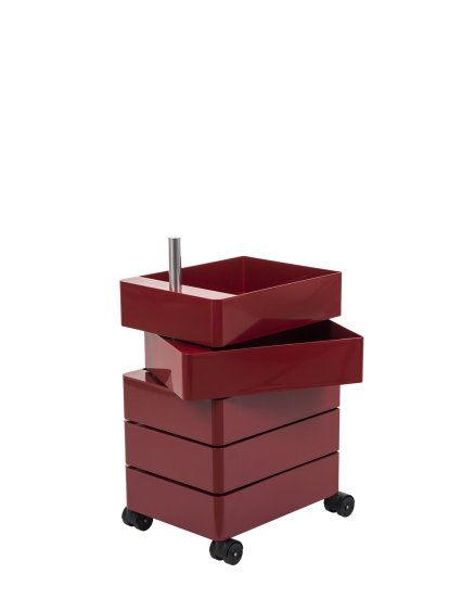 360° Container, 720 mm (5 étages), Bordeaux