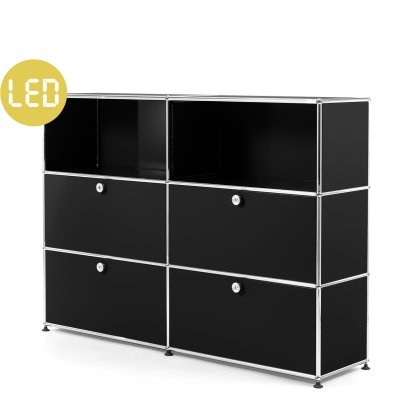 USM Haller E Highboard L avec éclairage du compartiment
