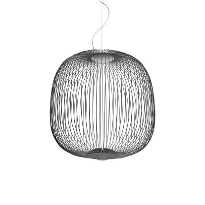 Suspension Spokes, Ø52 cm, Gris graphite, Non dimmable