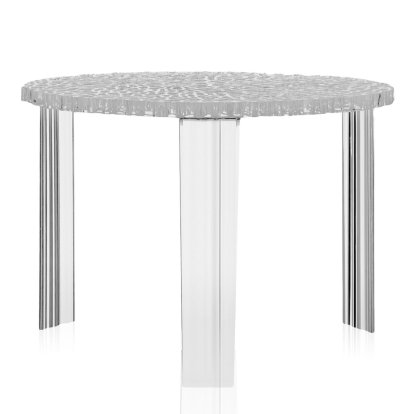 Table d'appoint T-Table, 36 cm, Transparent, Cristal