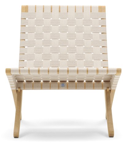 MG501 Cuba Chair, Chêne huilé, Sangles de l'assise naturel