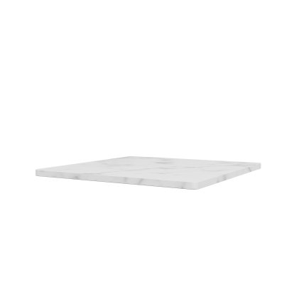 Plateau supérieur Panton Wire , Einzeln mittel (H 1,2 x B 34,8 x T 25,7 cm), MDF New White