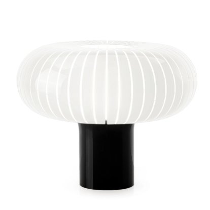 Lampe de table Teresa, Blanc / noir