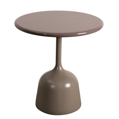 Table d'appoint Glaze, Pierre de lave - Taupe, Taupe