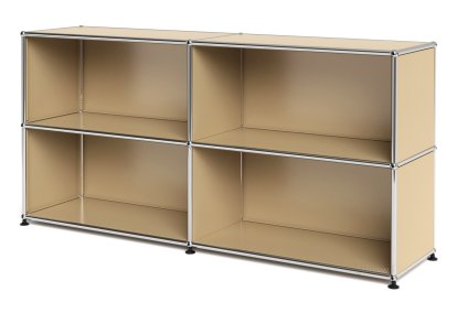 Meuble mixte Sideboard L USM Haller  ouvert, Beige USM