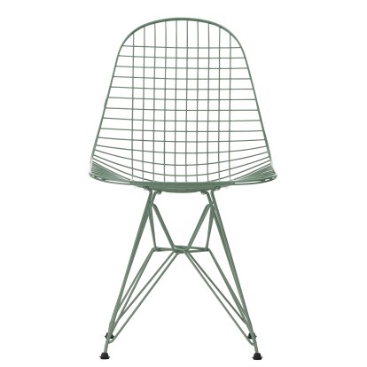 Chaise Wire Chair DKR, Revêtement thermolaqué eames écume de mer verte