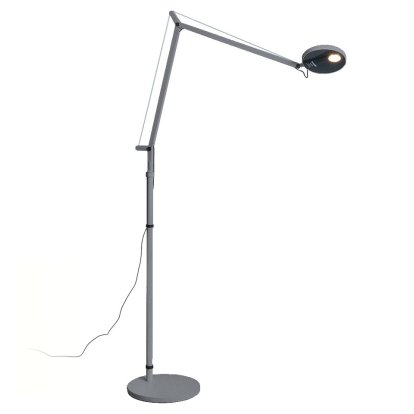 Lampadaire Demetra LED, Gris aluminium