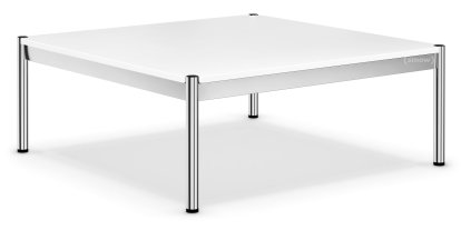 Table basse USM Haller, 100 x 100 cm, MDF (couleurs USM), Blanc pure RAL 9010