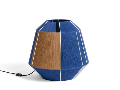 Bonbon lampe de table, H 46 x L 50 cm, Tons bleus