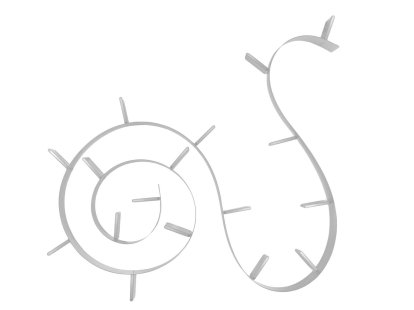 Étagère Bookworm, 17, Opaque, Aluminium