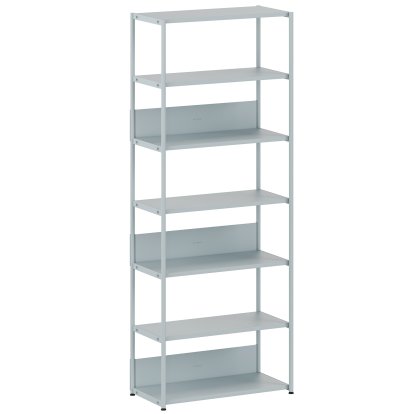 Étagère Unit en acier, 215 m , Ouvert, Bleu pâle