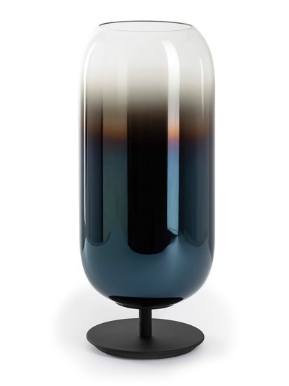 Lampe de table Gople, Noir/bleu