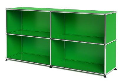Meuble mixte Sideboard L USM Haller  ouvert, Vert USM